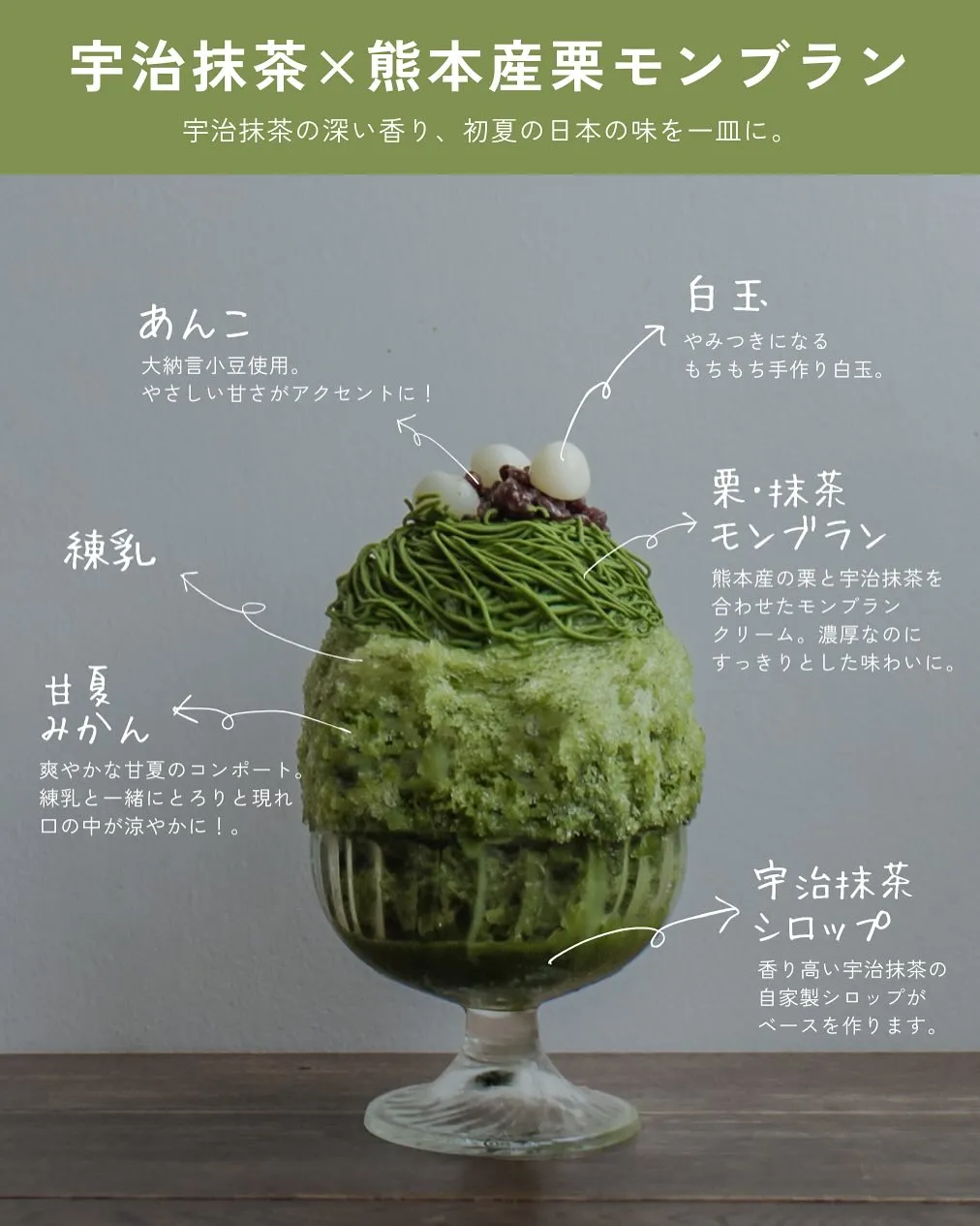 canonのパフェ氷