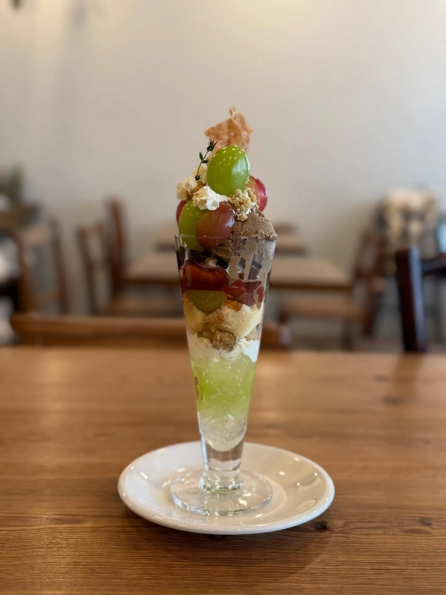 2種のぶどうを使ったスイーツ