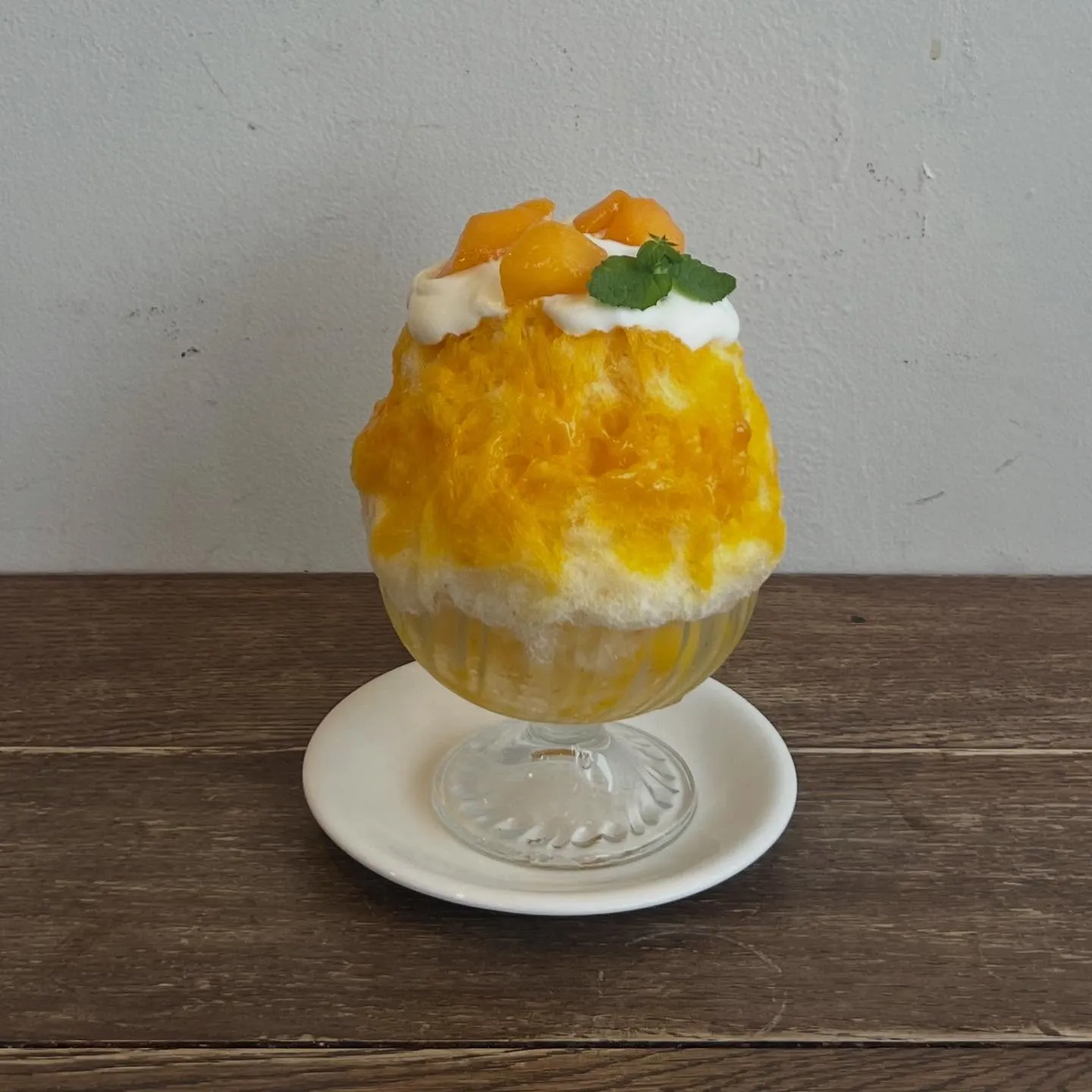 かき氷ラストスパート