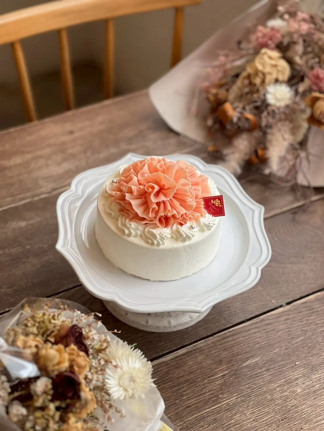 母の日デコレーションケーキ