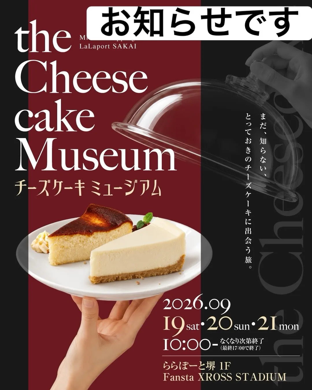 お知らせです！