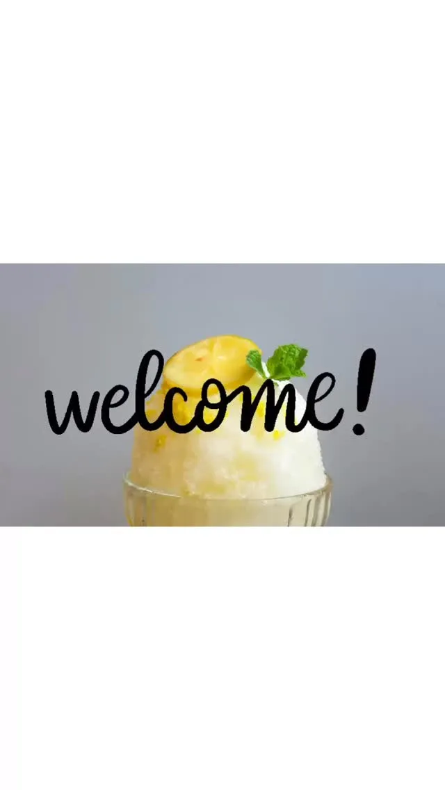 ご好評だったパフェ氷は
